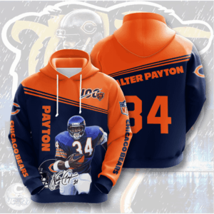 Chicago Bears 3D Hoodie - 1dffed50a2e4