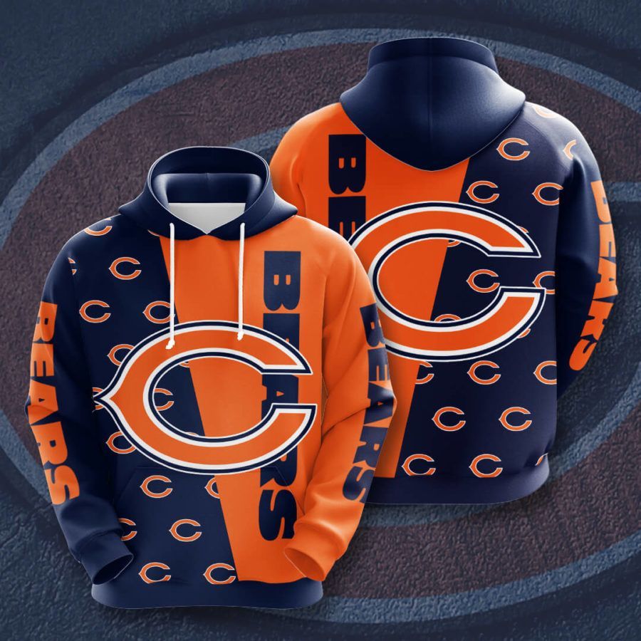 Chicago Bears 3D Hoodie - 7160f735b53b Chicago Bears 3D Hoodie - 7160f735b53b