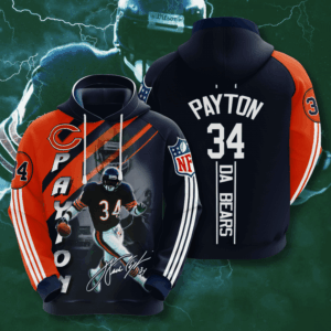 Chicago Bears 3D Hoodie - 76f06195f596