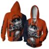 Chicago Bears Jack Skellington Halloween Pullover And Zippered Hoodies Custom 3D Bud Light Graphic Printed 3D Hoodie All Over Print Hoodie For Men For Women - 75512b1391ec