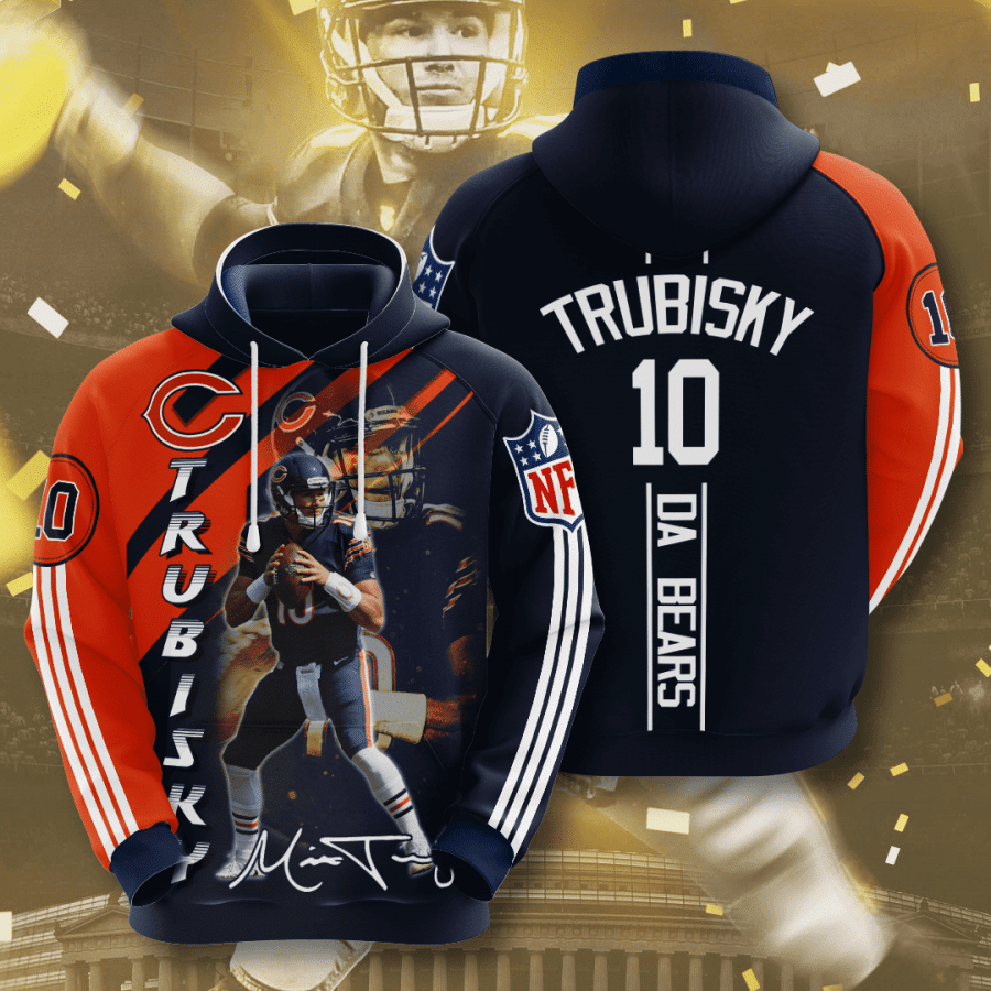 Chicago Bears MITCHELL TRUBISKY 3D Hoodie For Men For Women All Over Printed Hoodie - 782be404dea9 Chicago Bears MITCHELL TRUBISKY 3D Hoodie For Men For Women All Over Printed Hoodie - 782be404dea9