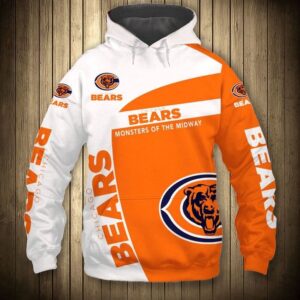Chicago Bears NFL Men And Women 3D Full Printing Hoodie Zip Hoodie Chicago Bears 3D Full Printing Shirt Chicago Bears All Over Print 3D Hoodie Shirt - 05a15d6f0c15