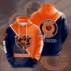 Chicago Bears NFL Men and Women 3D Full Printing Hoodie Zip Hoodie Chicago Bears 3D Full Printing Shirt Chicago Bears 3D Hoodie Shirt Design 3D Full Printed High Quality 2020 - b19495cdd5d5