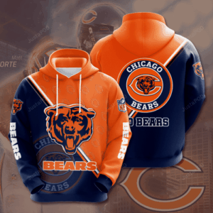 Chicago Bears NFL Men and Women 3D Full Printing Hoodie Zip Hoodie Chicago Bears 3D Full Printing Shirt Chicago Bears 3D Hoodie Shirt Design 3D Full Printed High Quality 2020 - b19495cdd5d5