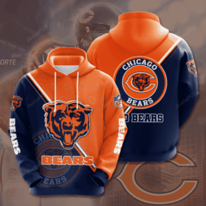 Chicago Bears NFL Men and Women 3D Hoodie Zip Hoodie Chicago Bears 3D Shirt Chicago Bears 3D Hoodie Shirt Design 3D Full Printed High Quality 2020 - 395a6e08a8e4
