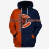 Chicago Bears Ncaa Football 3d Hoodie For Men For Women Chicago Bears All Over Printed Hoodie. Chicago Bears 3d Shirt - 4ff079a03b4f