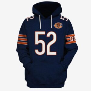 Chicago Bears Ncaa Football Classic 3D Hoodie For Men For Women Chicago Bears All Over Printed Hoodie. Chicago Bears 3D Full Printing Shirt - 72119037afe5