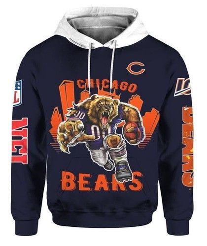 Chicago Bears Nfl Fan Pullover And Zippered Hoodies Custom 3d Graphic Printed 3d Hoodie All Over Print Hoodie For Men For Women - b09c61dfabd6 Chicago Bears Nfl Fan Pullover And Zippered Hoodies Custom 3d Graphic Printed 3d Hoodie All Over Print Hoodie For Men For Women - b09c61dfabd6