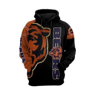 Chicago Bears Nfl Football Tiger 3d Hoodie For Men For Women Chicago Bears All Over Printed Hoodie. Chicago Bears 3d Full Printing Shirt - 73806e9ca526