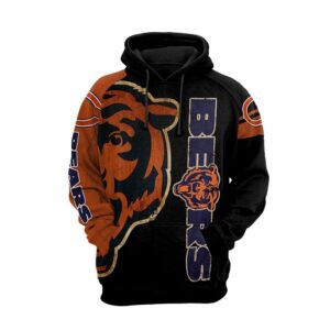 Chicago Bears Nfl Football Tiger 3d Hoodie For Men For Women Chicago Bears All Over Printed Hoodie. Chicago Bears 3d Shirt - 729bc0c81582
