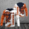 Chicago Bears Nfl For Bears Fan Pullover And Zip Pered Hoodies Custom 3d Graphic Printed 3d Hoodie All Over Print Hoodie For Men For Women - d039b99a09a7