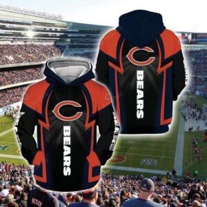 Chicago Bears Nfl For Bears Fan Pullover And Zippered Hoodies Custom 3d Graphic Printed 3d Hoodie For Men For Women - ad7397f9bf94