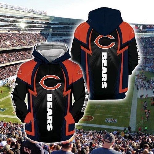 Chicago Bears Nfl For Bears Fan Pullover And Zippered Hoodies Custom 3d Graphic Printed 3d Hoodie For Men For Women - ad7397f9bf94 Chicago Bears Nfl For Bears Fan Pullover And Zippered Hoodies Custom 3d Graphic Printed 3d Hoodie For Men For Women - ad7397f9bf94