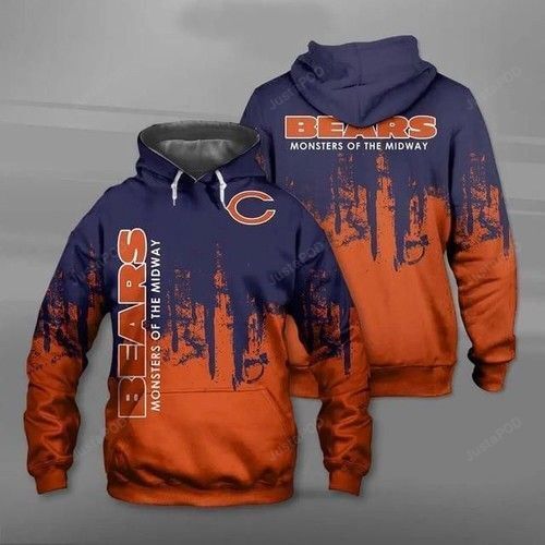 Chicago Bears Pullover And Zippered Hoodies Custom 3d Graphic Printed 3d Hoodie For Men For Women - 4f6a83a68db4 Chicago Bears Pullover And Zippered Hoodies Custom 3d Graphic Printed 3d Hoodie For Men For Women - 4f6a83a68db4