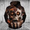 Chicago Bears Skull Pullover And Zippered Hoodies Custom 3D Chicago Bears Graphic Printed 3D Hoodie All Over Print Hoodie For Men For Women - 9b1fb3dd7d3c