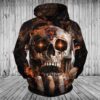Chicago Bears Skull Pullover And Zippered Hoodies Custom 3d Chicago Bears Graphic Printed 3d Hoodie All Over Print Hoodie For Men For Women - 0152d8197ca4