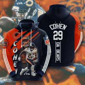 Chicago Bears TARIK COHEN 3D Hoodie For Men For Women All Over Printed Hoodie - 2964c63a951c