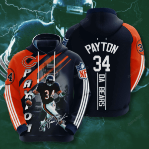 Chicago Bears Walter Payton 3D Hoodie For Men For Women - 865877d922e6