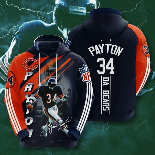 Chicago Bears Walter Payton 3D Hoodie For Men For Women - 865877d922e6 Chicago Bears Walter Payton 3D Hoodie For Men For Women - 865877d922e6