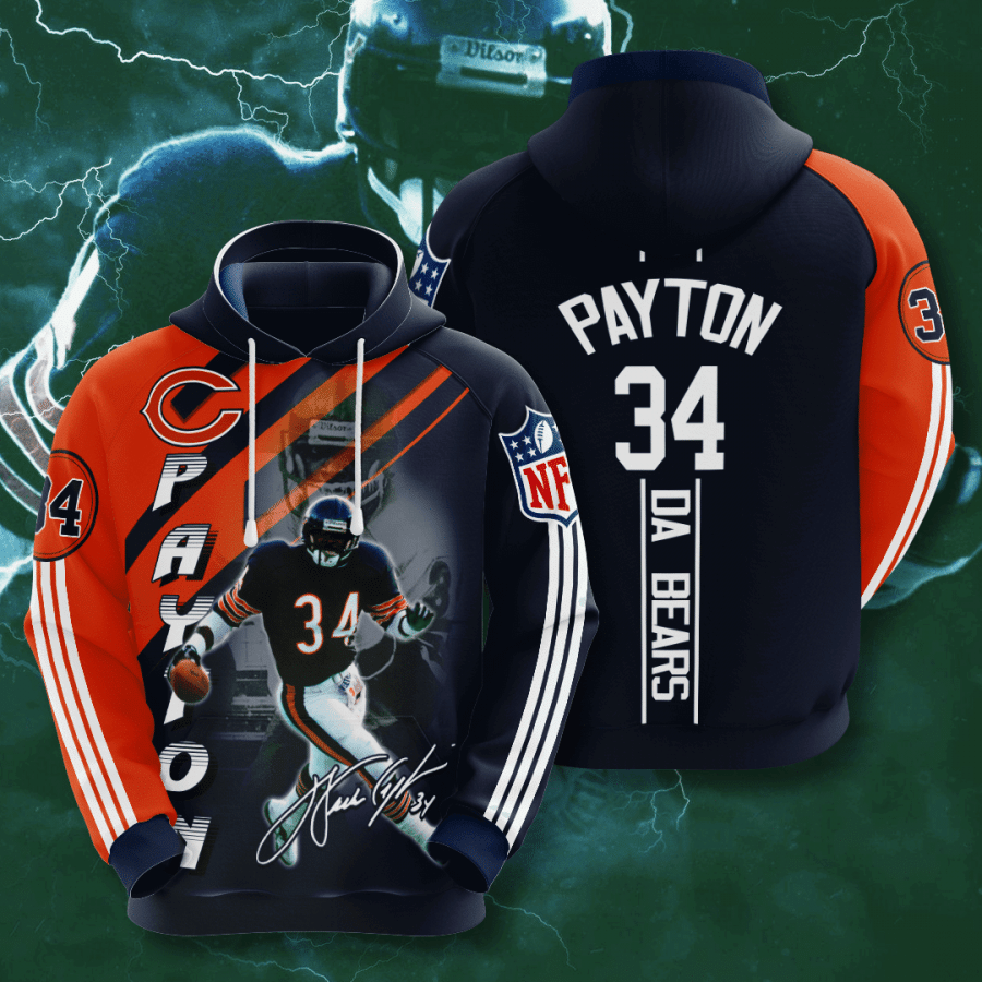 Chicago Bears Walter Payton 3D Hoodie For Men For Women All Over Printed Hoodie - 63eb247f5028 Chicago Bears Walter Payton 3D Hoodie For Men For Women All Over Printed Hoodie - 63eb247f5028