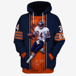 Chicago Bears Walter Payton Ncaa Football 3d Hoodie For Men For Women Chicago Bears Walter Payton All Over Printed Hoodie. Chicago Bears Walter Payton 3d Full Printing Shirt - f5fe41f49716