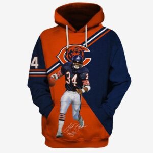 Chicago Bears Walter Payton Ncaa Football 3d Hoodie For Men For Women Chicago Bears Walter Payton All Over Printed Hoodie. Chicago Bears Walter Payton 3d Shirt - 9ba62abcbc9e
