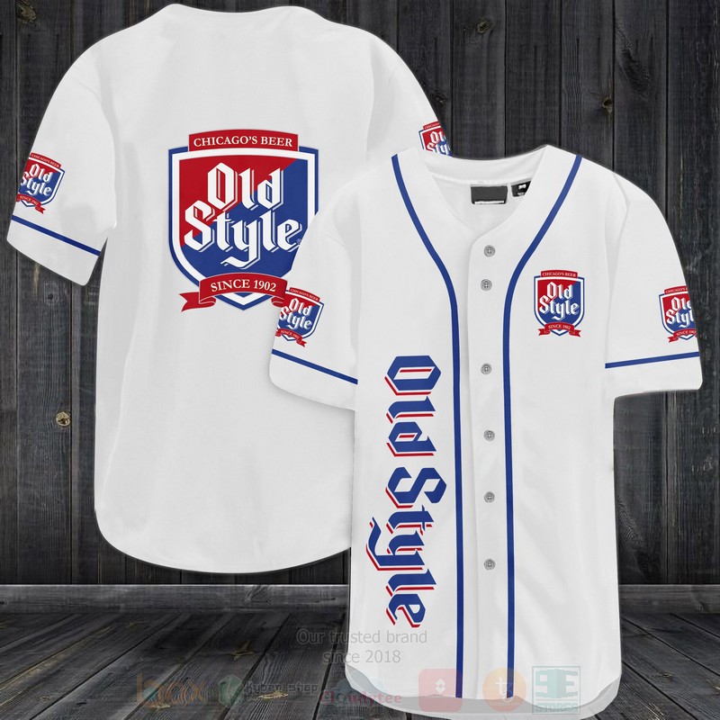 Chicago Beer Old Style Since 1902 Baseball Jersey Shirt Chicago Beer Old Style Since 1902 Baseball Jersey Shirt