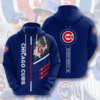 Chicago Cubs 3D Hoodie - 923cbb88aa0c