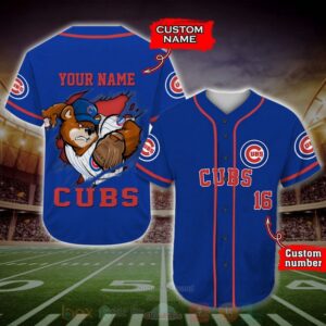 Chicago Cubs Mlb Personalized Baseball Jersey