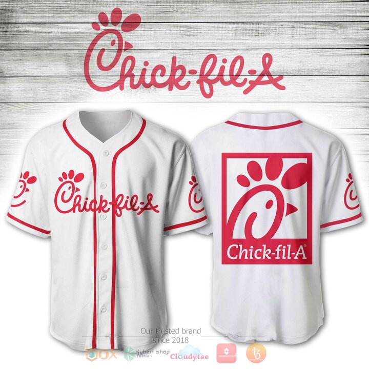 Chick-Fil-A Baseball Jersey Shirt Chick-Fil-A Baseball Jersey Shirt