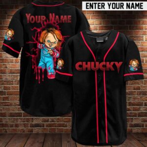 Chucky Custom Name Baseball Jersey
