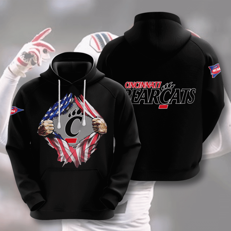 Cincinnati Bearcats 3D Hoodie - 5b8543f6dca5 Cincinnati Bearcats 3D Hoodie - 5b8543f6dca5