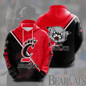 Cincinnati Bearcats Ncaa 3D Hoodie Cincinnati Bearcats All Over Print 3D Hoodie Cincinnati Bearcats All Over Print 3D T Shirt - ee2669e31cba