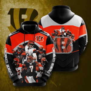 Cincinnati Bengals 3D Hoodie - 6cb252f994d5