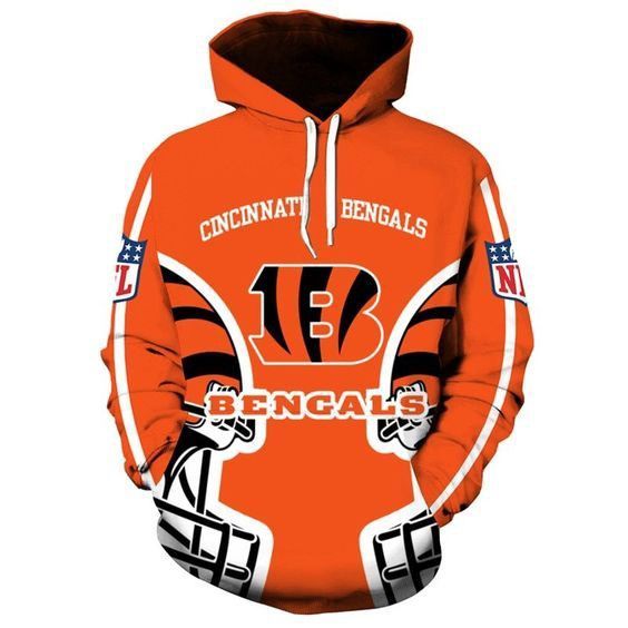 Cincinnati Bengals 3D Hoodie Sweatshirt For Fans Men Women All Over Printed Hoodie - d1bcc850fb72 Cincinnati Bengals 3D Hoodie Sweatshirt For Fans Men Women All Over Printed Hoodie - d1bcc850fb72