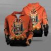 Cincinnati Bengals Jack Skellington Halloween Pullover And Zippered Hoodies Custom 3d Graphic Printed 3d Hoodie For Men For Women - de8fe7bfe311