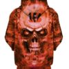 Cincinnati Bengals Nfl Football Skull Hoodie All Over Print 3D Hoodie 3D Sweatshirt Clothing Hoodie21202 - 35df720929da