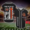 Cincinnati Bengals Stand For The Flag Kneel For The Cross Baseball Jersey Shirt