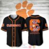 Clemson Tigers Football Baseball Jersey Shirt
