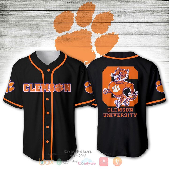 Clemson Tigers Football Baseball Jersey Shirt Clemson Tigers Football Baseball Jersey Shirt