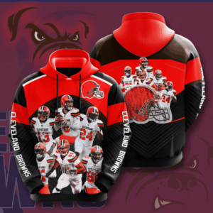 Cleveland Browns 3D Hoodie - bae092439765