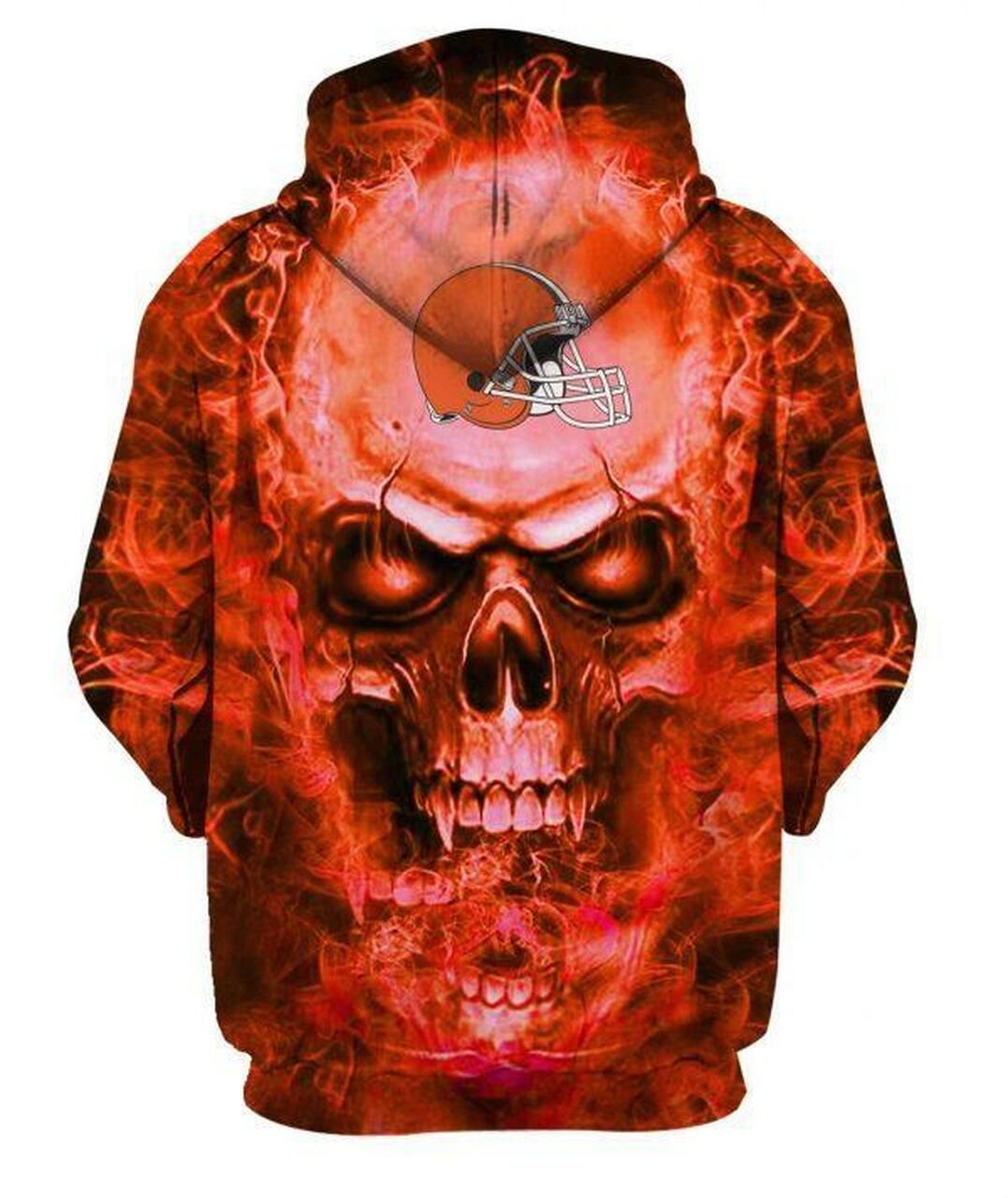 Cleveland Browns Nfl Football Skull Hoodie All Over Print 3D Hoodie 3D Sweatshirt Clothing Hoodie21164 - 6aae81099d13 Cleveland Browns Nfl Football Skull Hoodie All Over Print 3D Hoodie 3D Sweatshirt Clothing Hoodie21164 - 6aae81099d13