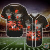 Cleveland Browns Nfl Palm Tree Baseball Jersey