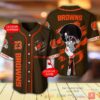 Cleveland Browns Nfl Personalized Baseball Jersey Shirt