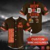 Cleveland Browns Nfl Personalized Brown Baseball Jersey Shirt