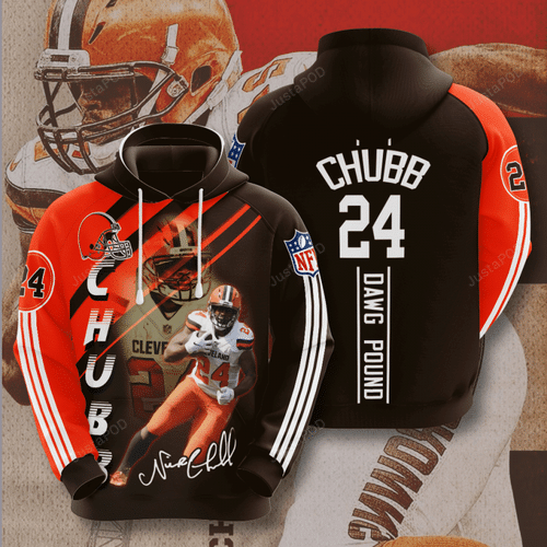 Cleveland Browns Nick Chubb 3D Hoodie For Men For Women - 2a86ecf62bf1 Cleveland Browns Nick Chubb 3D Hoodie For Men For Women - 2a86ecf62bf1