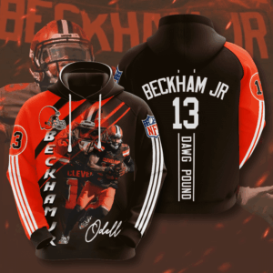 Cleveland Browns Odell Beckham Jr 3D Hoodie Sweatshirt For Fans Men Women All Over Printed Hoodie - 508937de07da
