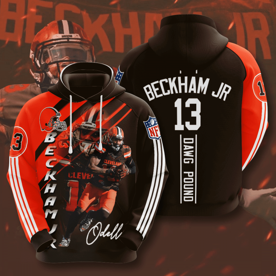 Cleveland Browns Odell Beckham Jr 3D Hoodie Sweatshirt For Fans Men Women All Over Printed Hoodie - 508937de07da Cleveland Browns Odell Beckham Jr 3D Hoodie Sweatshirt For Fans Men Women All Over Printed Hoodie - 508937de07da