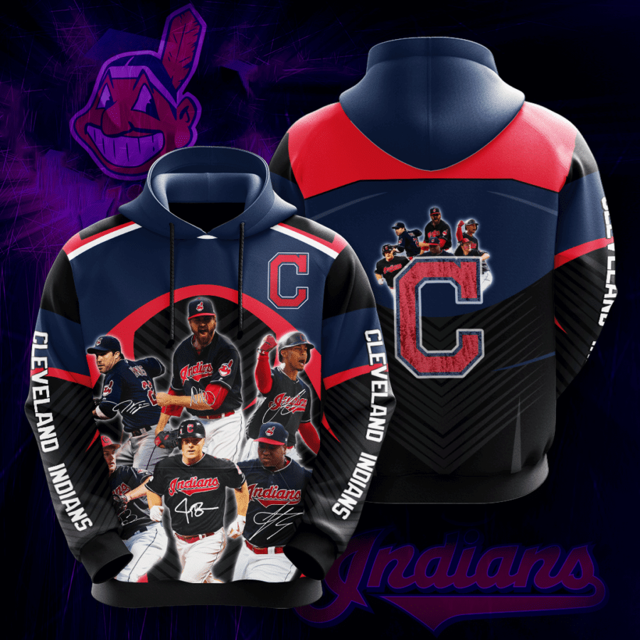 Cleveland Indians 3D Hoodie - 358d12ddb3b7 Cleveland Indians 3D Hoodie - 358d12ddb3b7