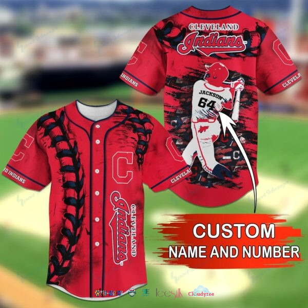 Cleveland Indians Mlb Personalized Baseball Jersey Shirt Cleveland Indians Mlb Personalized Baseball Jersey Shirt